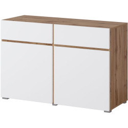 Тумба Helvetia Cross 24N9MY45 (Wotan Oak/White) Thumb