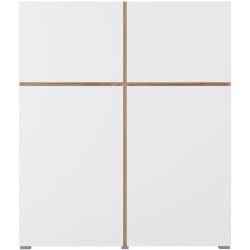 Тумба Helvetia Cross 24N9MY76 (Wotan Oak/White) Thumb