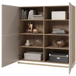 Tumba Helvetia Dore 4D 120 cm (Oiled Oak/Cashmere) Thumb