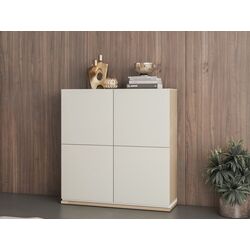 Tumba Helvetia Dore 4D 120 cm (Oiled Oak/Cashmere)