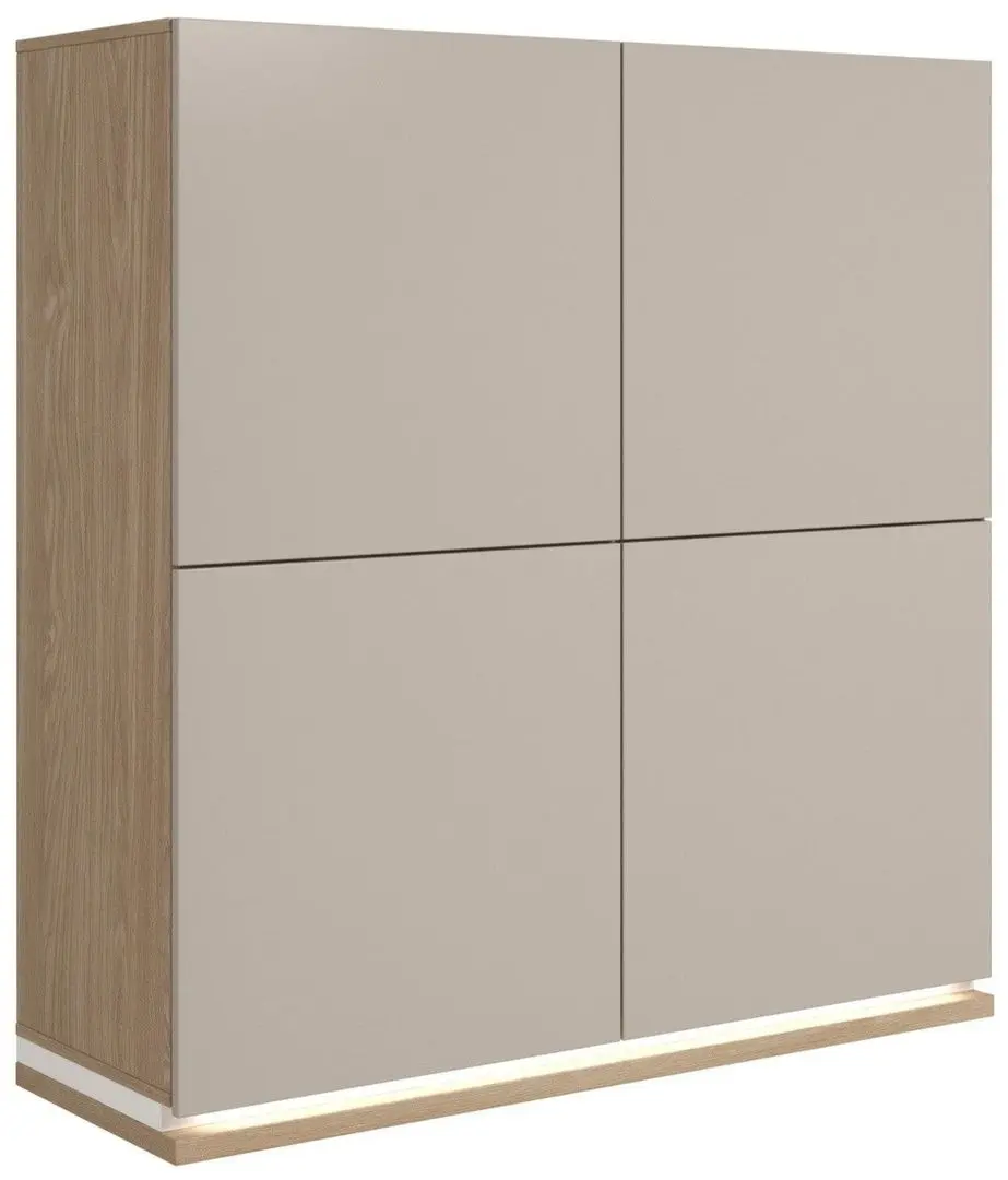 Tumba Helvetia Dore 4D 120 cm (Oiled Oak/Cashmere)