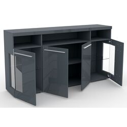 Тумба Helvetia India №42 4D (Gray/Gray Gloss) Thumb