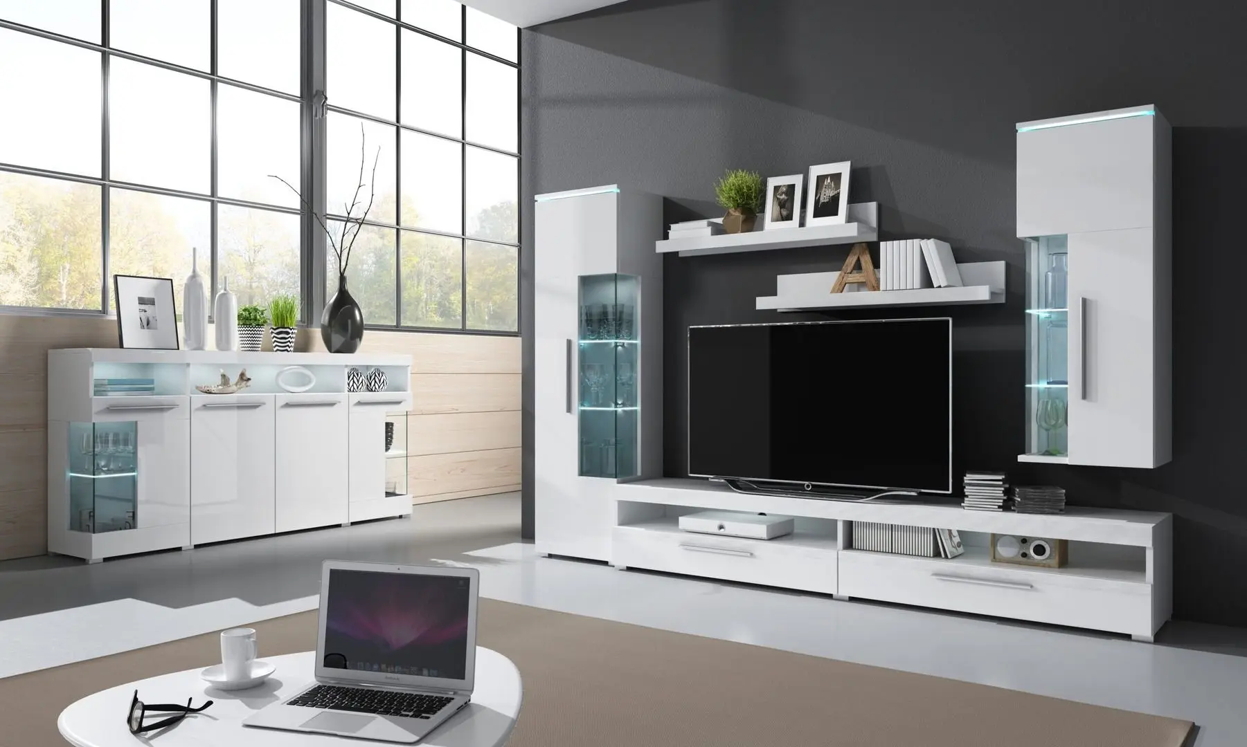 Tumba Helvetia India №42 4D (White/White Gloss)