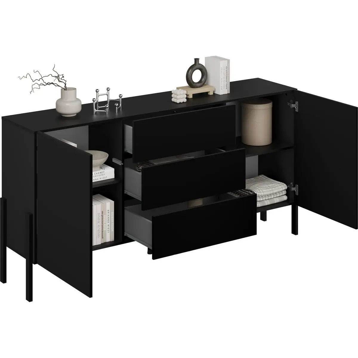 Тумба Helvetia Jukon 24W3ND26 (Black Onyx) - 5