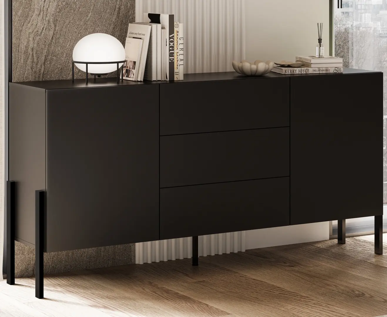 Тумба Helvetia Jukon 24W3ND26 (Black Onyx)