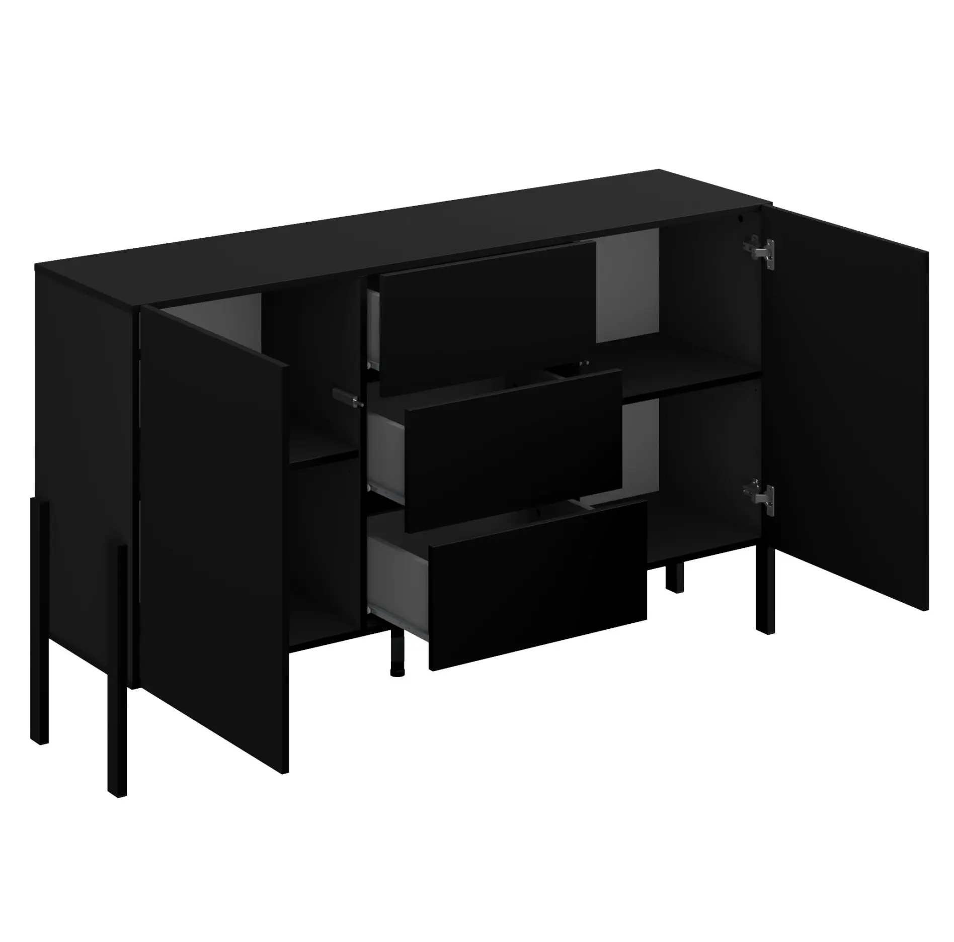 Тумба Helvetia Jukon 24W3ND43 (Black Onyx) - 4
