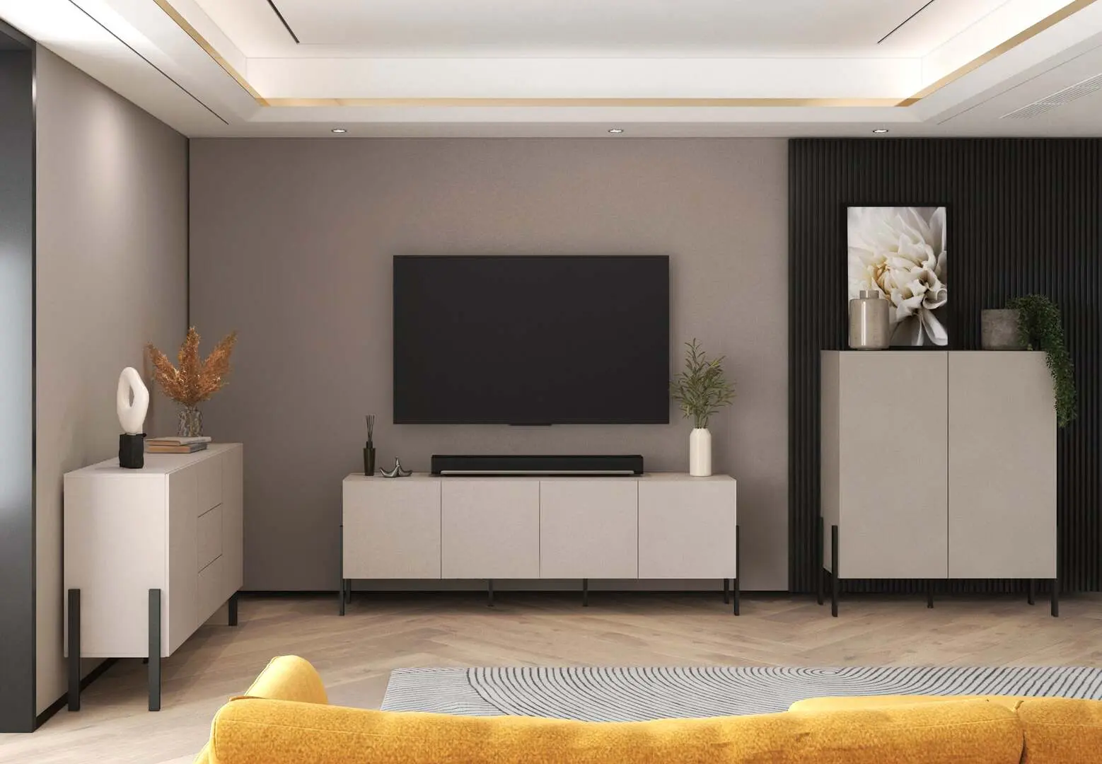 Tumba Helvetia Jukon 2D 114 cm (Cashmere/Black)