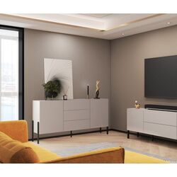 Тумба Helvetia Jukon 2D3SZ 180 cm (Cashmere/Black) Thumb