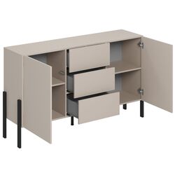 Тумба Helvetia Jukon 2D3SZ 154 cm (Cashmere/Black) Thumb