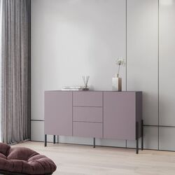 Тумба Helvetia Jukon 2D3SZ 154 cm (Plum/Black)