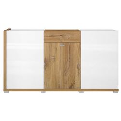 Tumba Helvetia Lars №43 3D1S (White/White Gloss/Flagstaff Oak) Thumb