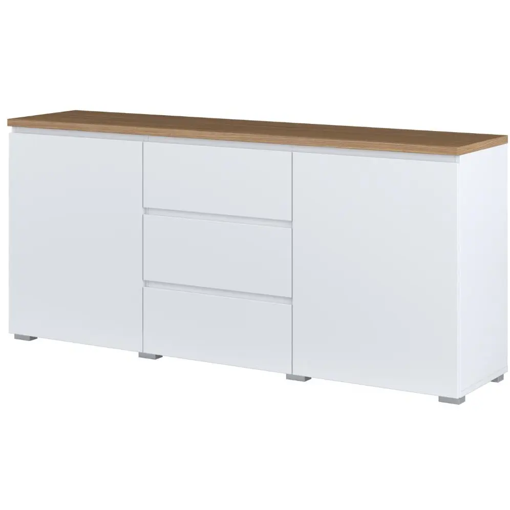 Тумба Helvetia Modo 247VOJ26 (White/Mauvella Oak) - 4