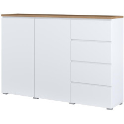 Тумба Helvetia Modo 247VOJ45 (White/Mauvella Oak) Thumb