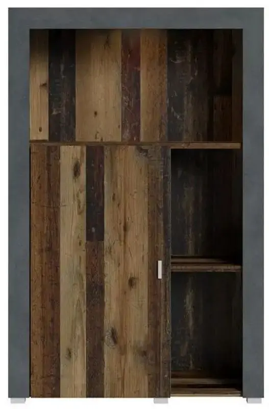 Tumba Helvetia Nela №44 1D (Matera/Old Style Mix Planked-Old Wood) - 6