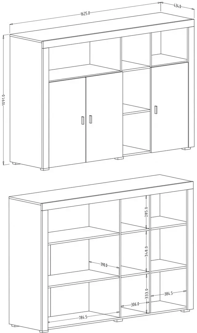 Tumba Helvetia Nela №46 3D (Matera/Old Style Mix Planked)