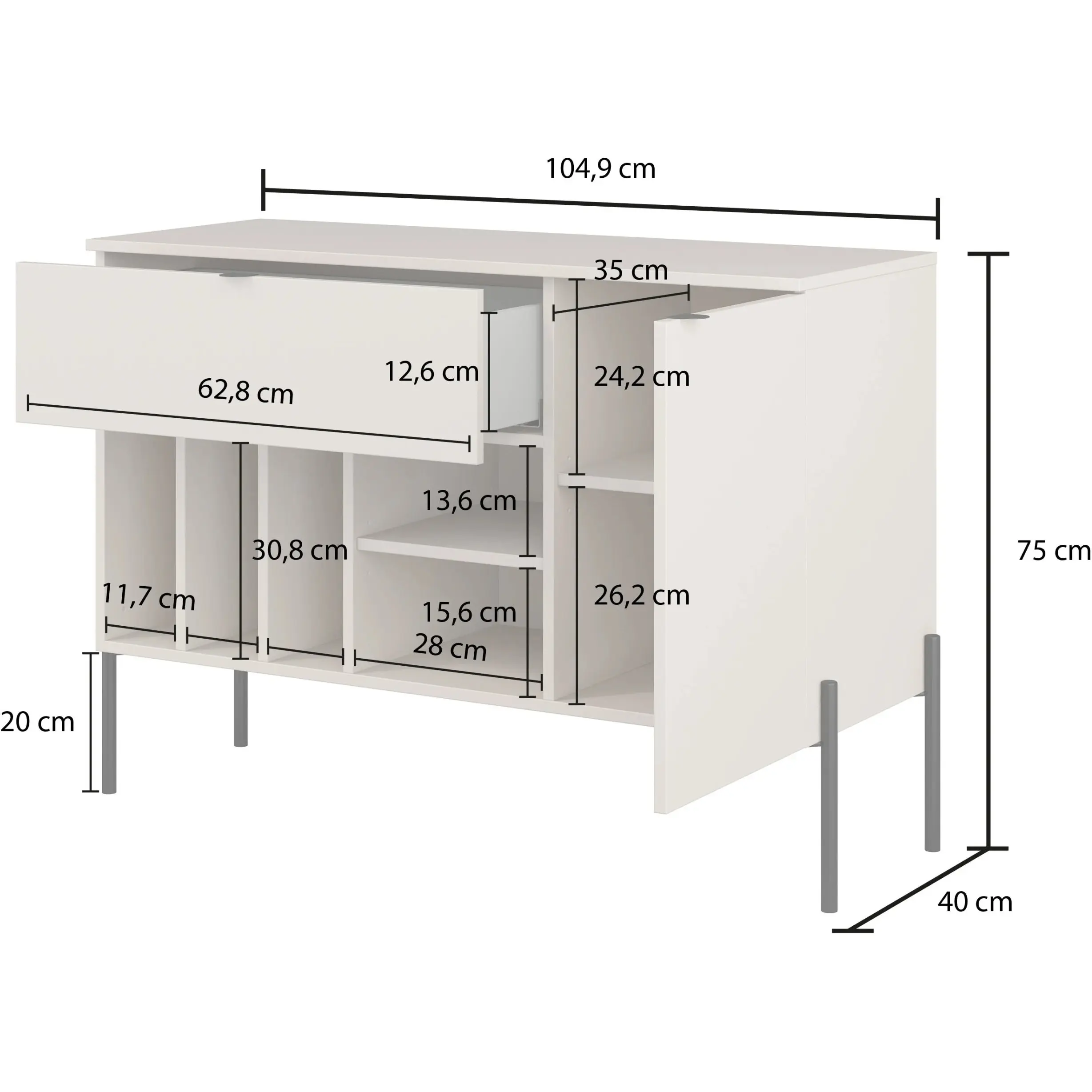 Tumba Helvetia ORE 24LGOG45 (Lindberg Oak) - 5