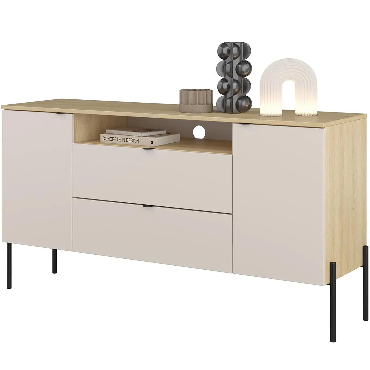 Tumba Helvetia ORE 24LKOG26 (Lindberg Oak/Cashmere) - 4