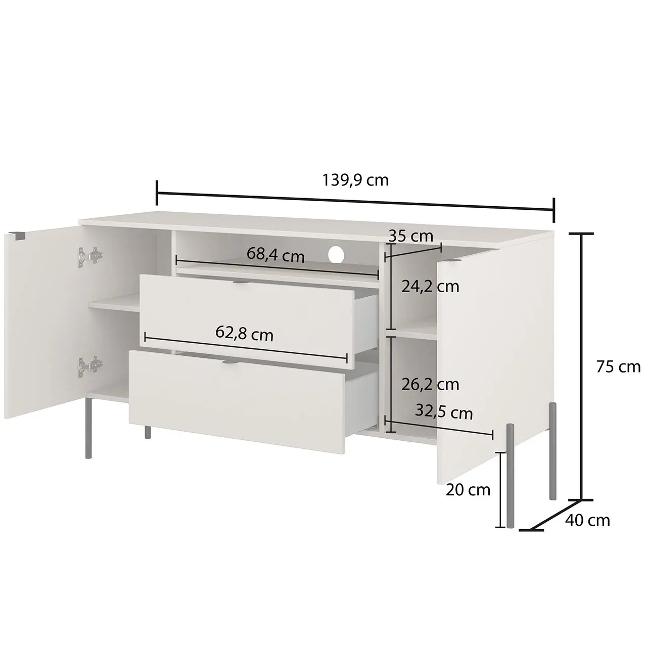 Tumba Helvetia ORE 24LKOG26 (Lindberg Oak/Cashmere) - 5