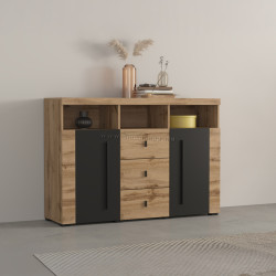 Tumba Helvetia Roger 22N2ZH43 (Wotan Oak/Black Matte)