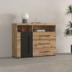 Tumba Helvetia Roger 22N2ZH47 (Wotan Oak/Black Matte)
