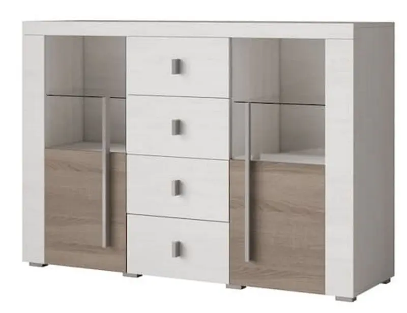 Тумба Helvetia Roger №26 2D4S (Andersen Pine/Sonoma Oak Truffle)