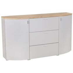 Tumba Helvetia Sambuca 2D3SZ 160 cm (Evoke Oak/Grey) Thumb