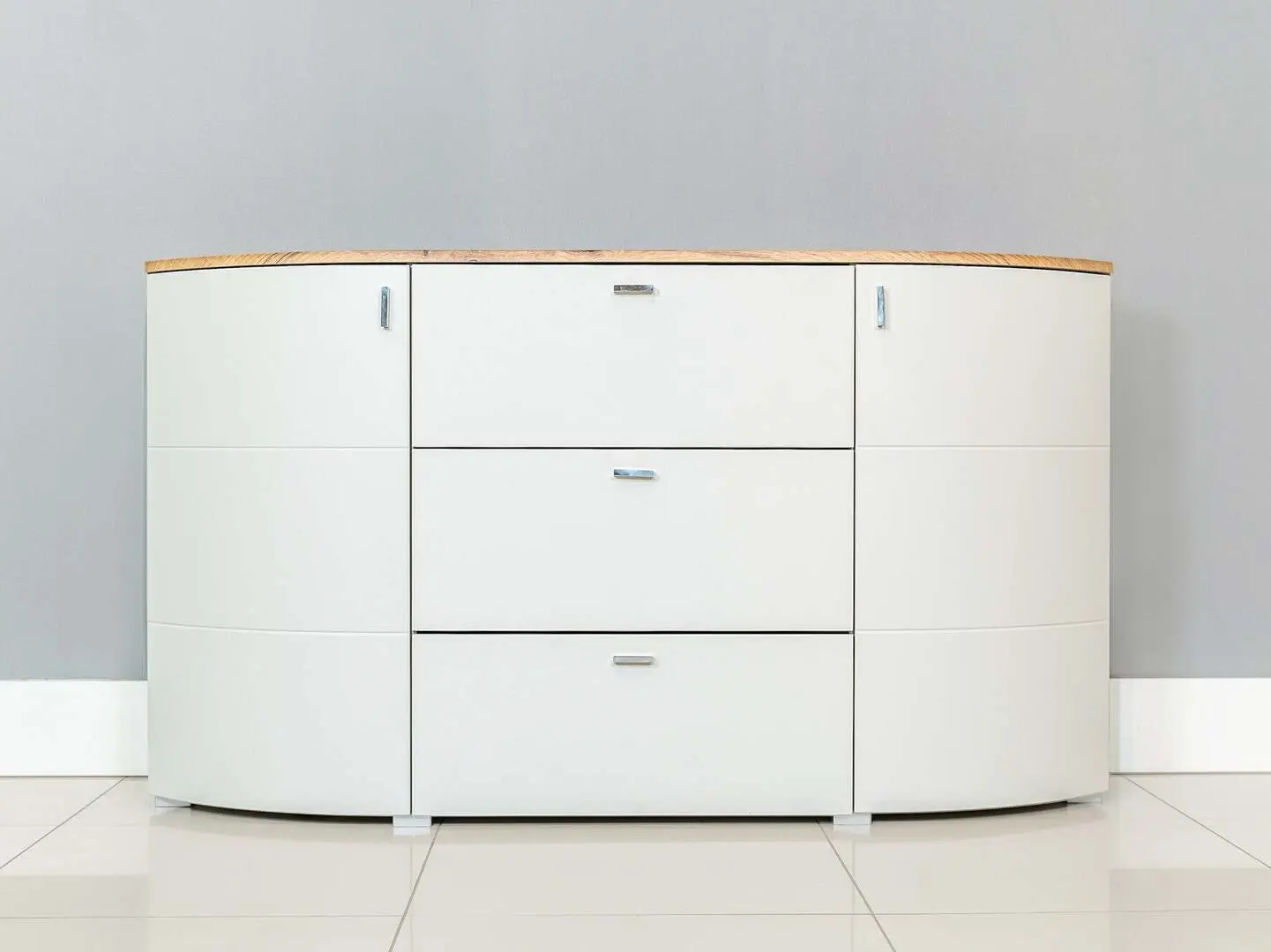 Tumba Helvetia Sambuca 2D3SZ 160 cm (Evoke Oak/Grey)