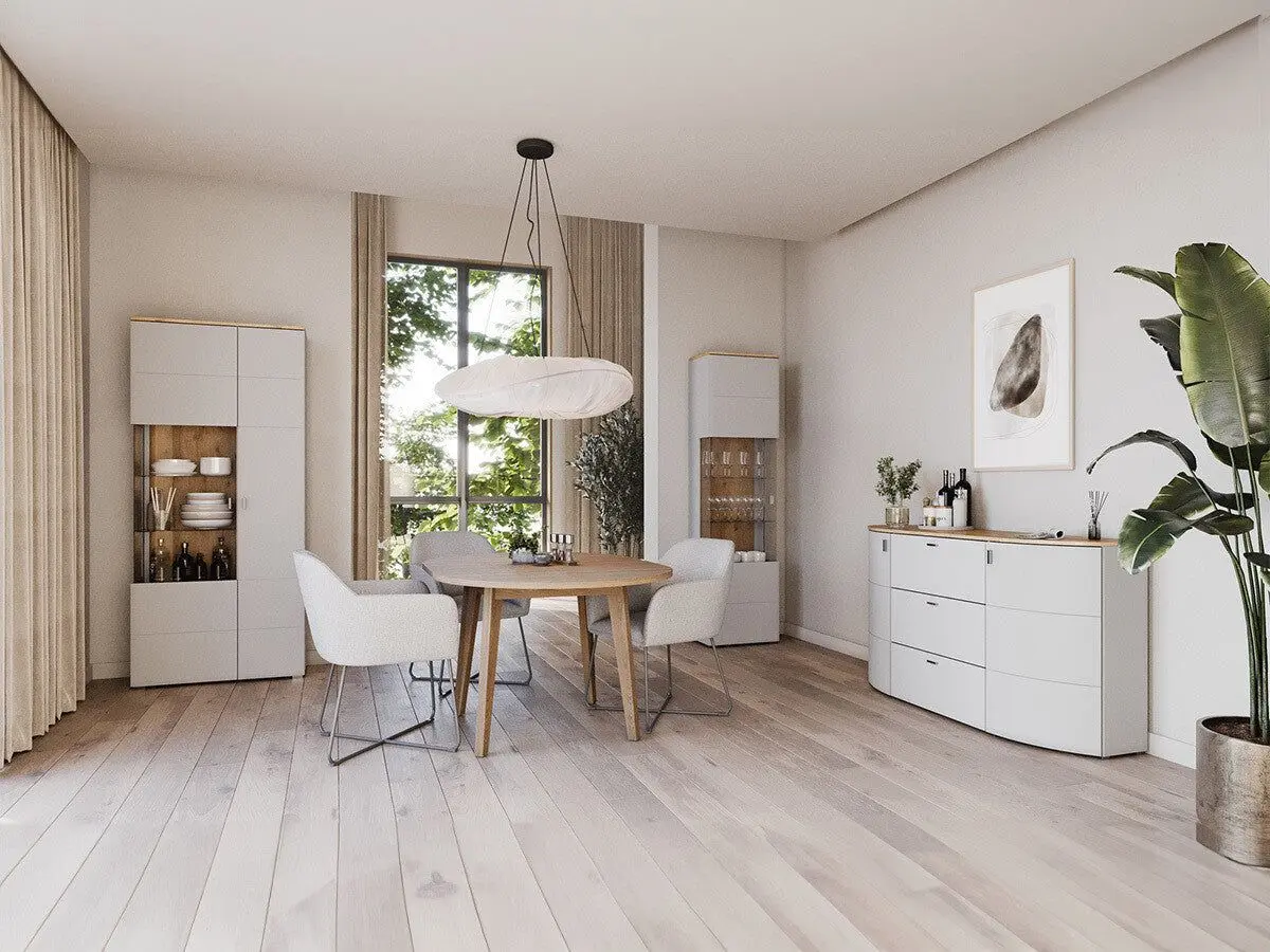 Tumba Helvetia Sambuca 2D3SZ 160 cm (Evoke Oak/Grey)