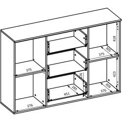 Тумба Helvetia Tana 24N0NS26 (Wotan Oak) Thumb