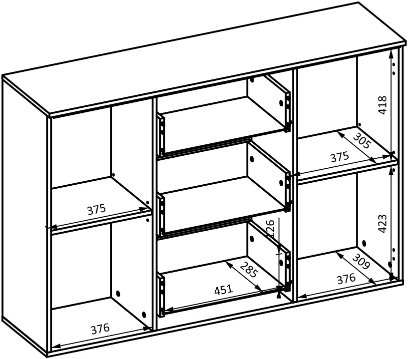 Тумба Helvetia Tana 24N0NS26 (Wotan Oak) - 6