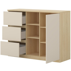 Тумба Helvetia Terra 24LBON27 (Lindberg Oak/Sand Beige) Thumb