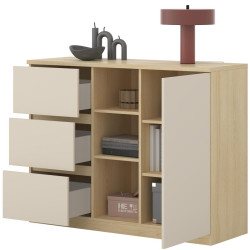 Тумба Helvetia Terra 24LBON27 (Lindberg Oak/Sand Beige) Thumb