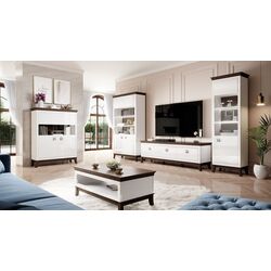 Tumba Helvetia Tisaro №26 2D2S (Chocolate Oak/White Gloss) Thumb