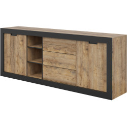 Tumba Helvetia Tudor 24WSNZ25 (Samdal Oak/Black Matte) Thumb