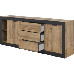 Tumba Helvetia Tudor 24WSNZ25 (Samdal Oak/Black Matte) Thumb