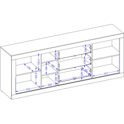 Tumba Helvetia Tudor 24WSNZ25 (Samdal Oak/Black Matte) Thumb