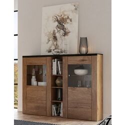 Tumba-vitrina Helvetia Larona №46 2D (Lefkas Oak/Touchwood) Thumb