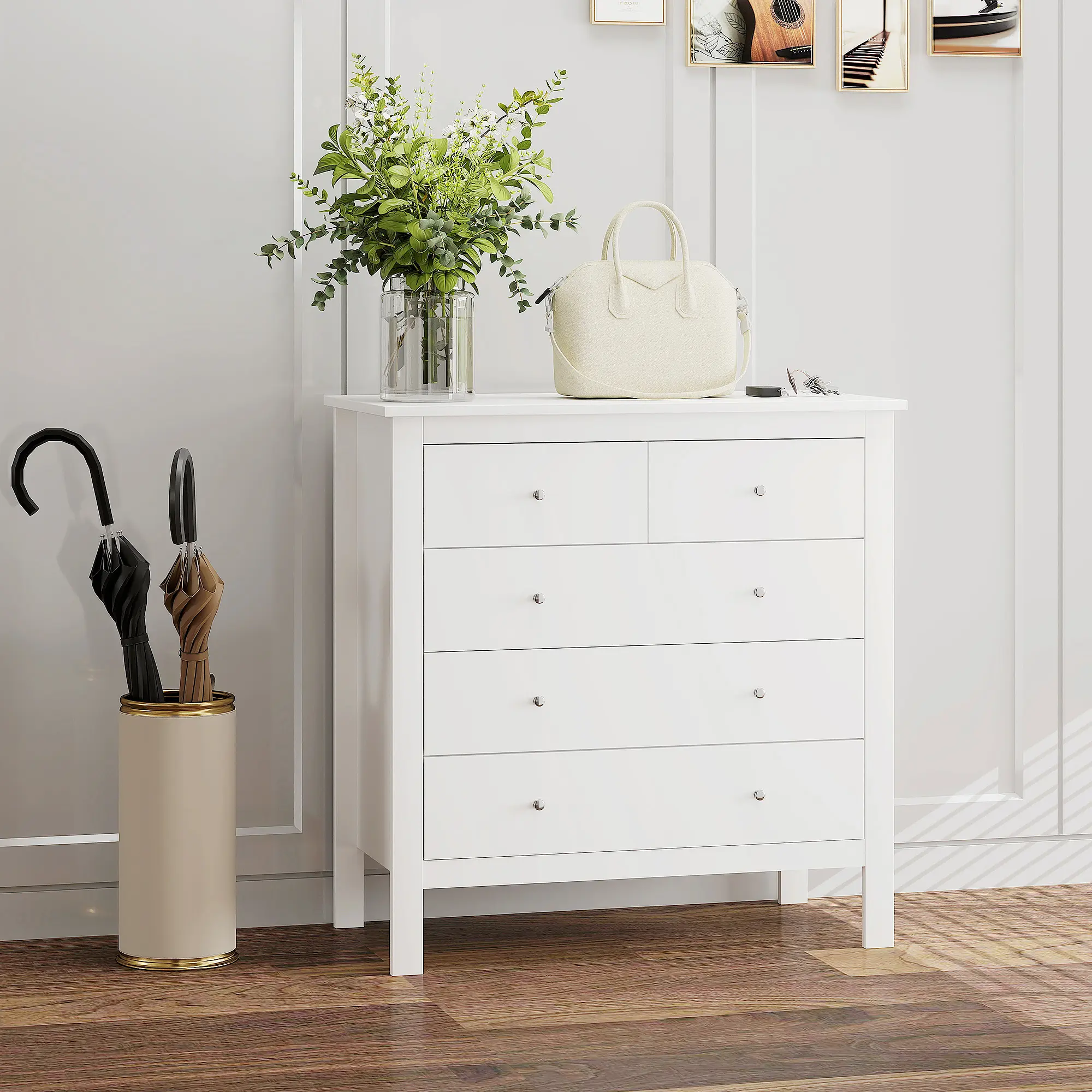 Comoda Homcom 831-256V90WT (White) - 6