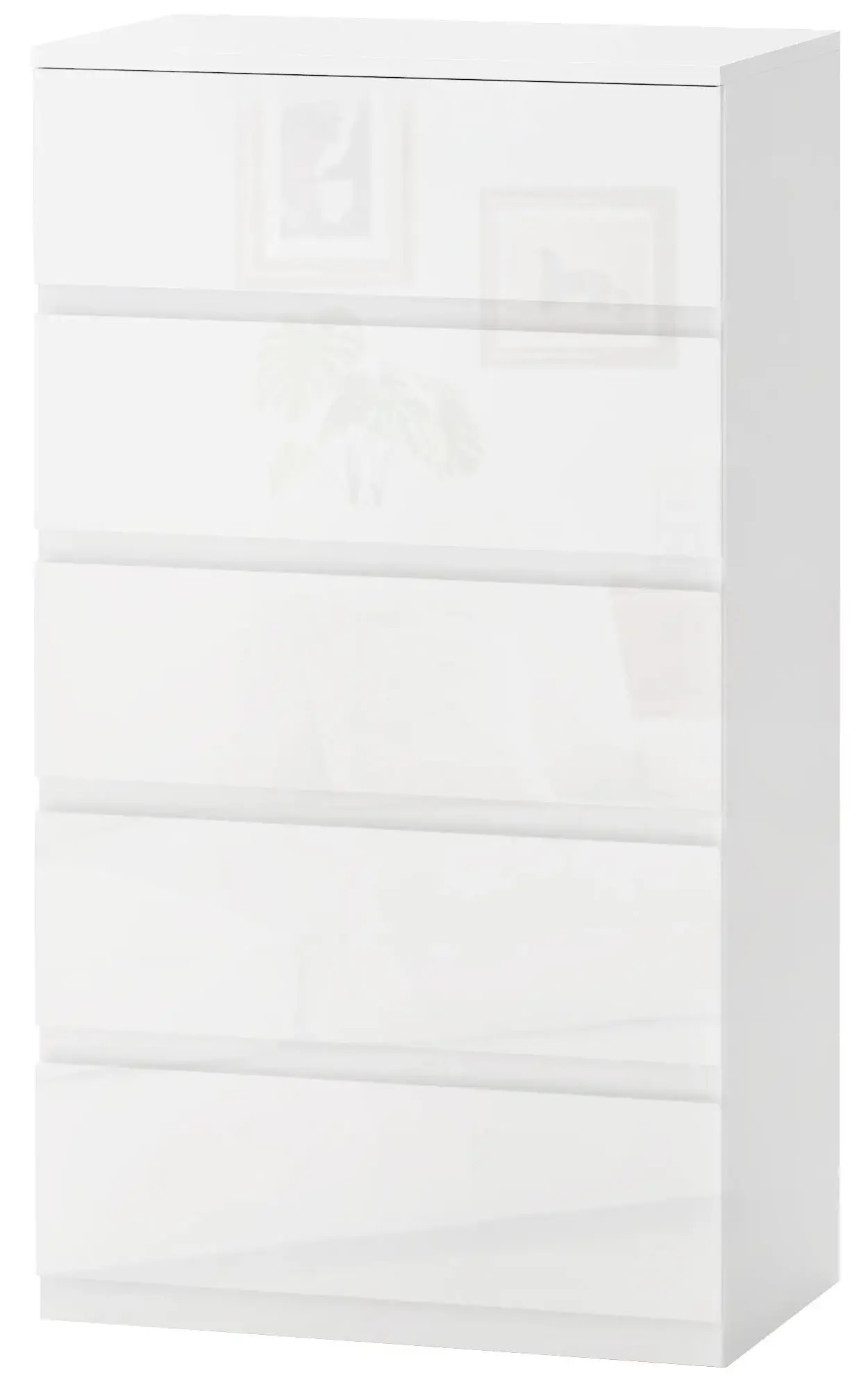 Комод Homcom 831-337V8AWT (White Gloss) - 3