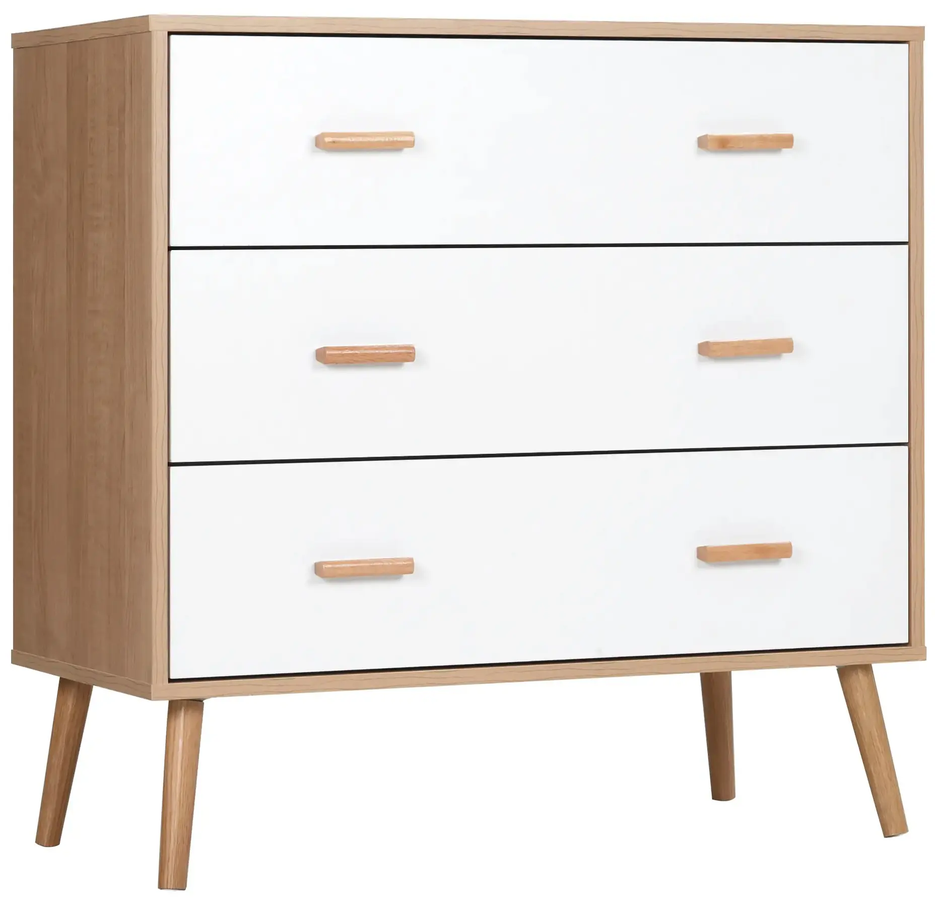 Comoda Homcom 831-472 (White/Natural) - 3