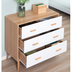 Comoda Homcom 831-472 (White/Natural) Thumb