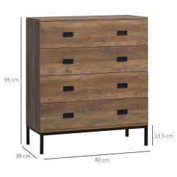 Comoda Homcom 831-490CF (Coffee) Thumb