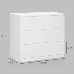 Comoda Homcom 831-538 (White) Thumb