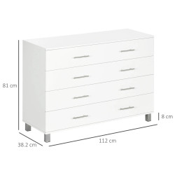 Comoda Homcom 831-549 (White) Thumb