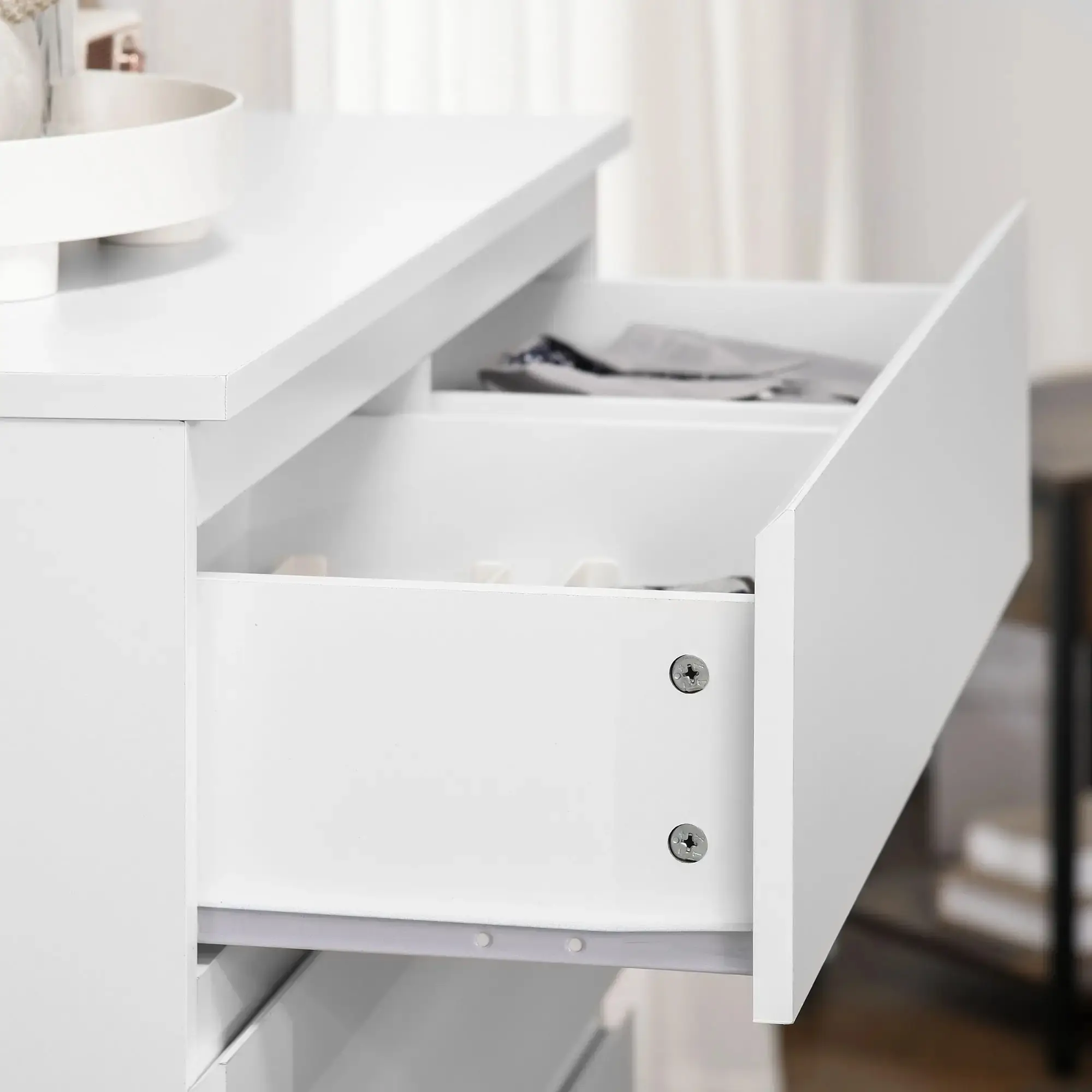 Комод Homcom 831-566WT (White) - 6