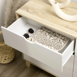 Комод Homcom 831-595V00LR (Natural/White) Thumb
