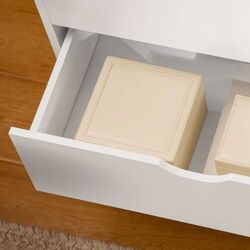 Comoda Homcom 831-595V01WT 120x40x76 cm (White/Oak) Thumb