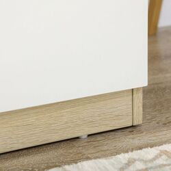 Комод Homcom 831-636V00WT 135x48x77 cm (Natural Oak/White) Thumb