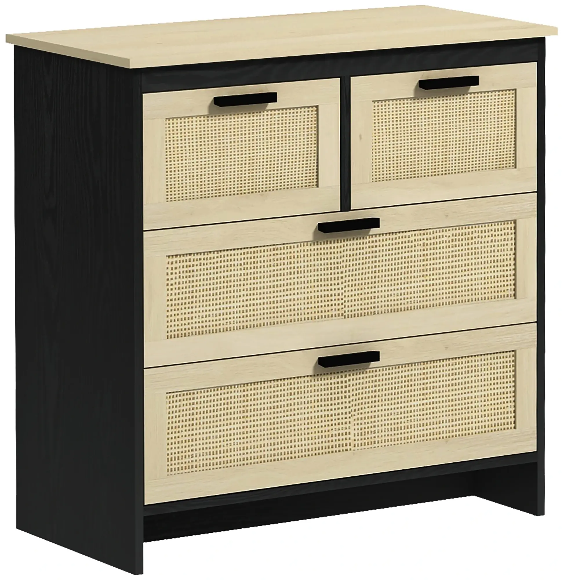 Комод Homcom 831-667V00ND (Natural/Black) - 2