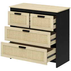 Комод Homcom 831-667V00ND (Natural/Black) Thumb